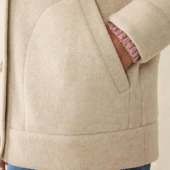 Faherty Oatmeal melange jacket - Picture 4 of 5